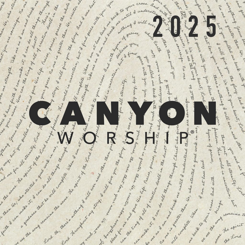 canyon worship 2025 cover art